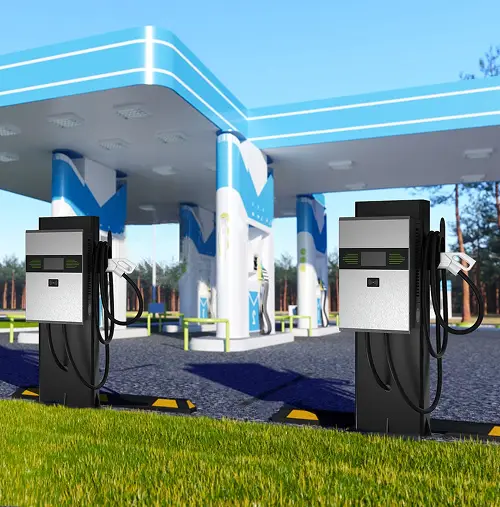 Traditional
gas stations