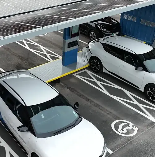 EV fleets
and car sharing